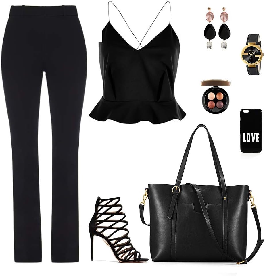 Kattee Leder-Satchel-Geldbörsen und Handtaschen für Damen, Top-Griff-Schulter-Geldbörsen-Tote-Hobo-T