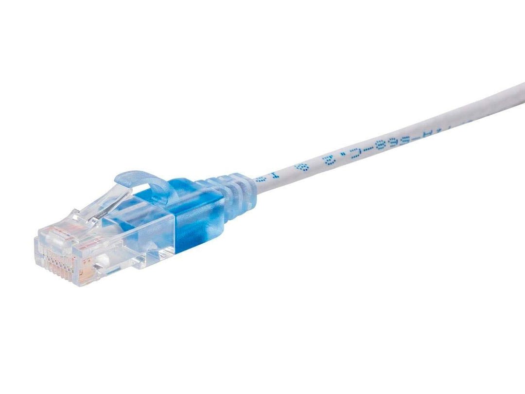 Monoprice Cat6A Ethernet-Patchkabel, knickgeschützt, RJ45, 550 MHz, 10 G, UTP, reiner blanker Kupfer