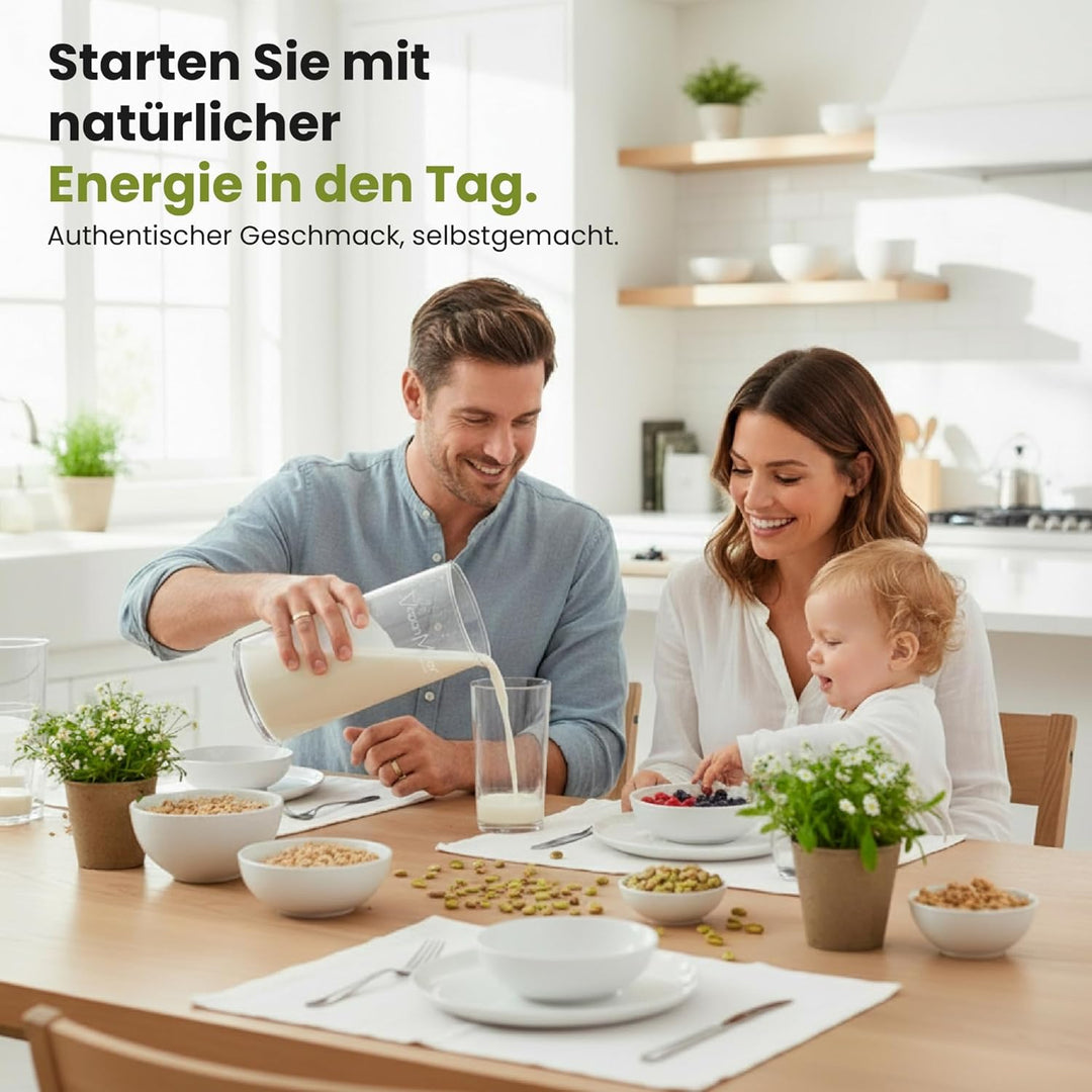 Vegan Milker Pflanzenmilchbereiter Maker – Pflanzenmilch Machine Mandelmilch, Sojamilch und Reis | 1