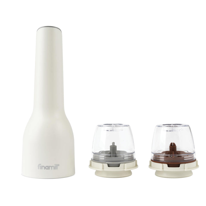 FinaMill GP813437-111SOC USB Gewürzmühlen-Set, Kunststoff, Soft Cream