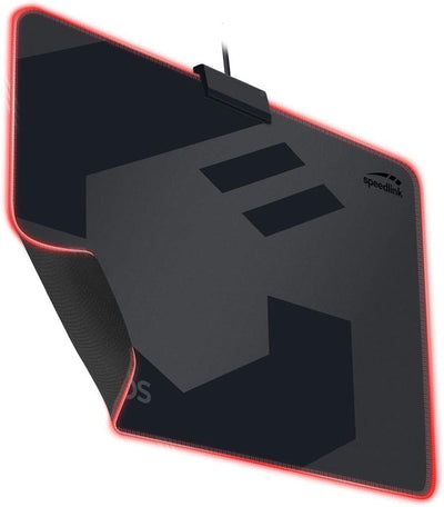 Speedlink ORIOS LED Gaming Mousepad - Gaming-Mauspad mit LED-beleuchtetem Rand - schwarz