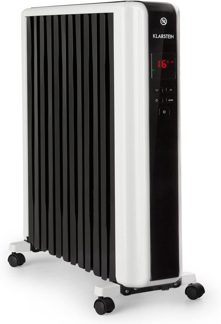 Klarstein Thermaxx 2500 Ölradiator - elektrische Heizung, 2500 Watt Leistung, 5-35 °C, spezielle Rip