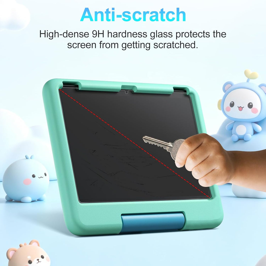 XunyLyee 2 Stück, Kompatibel mit Fire HD 10 Kids Pro 25,6 cm (10,1 Zoll) Schutzfolie, Panzer Schutz
