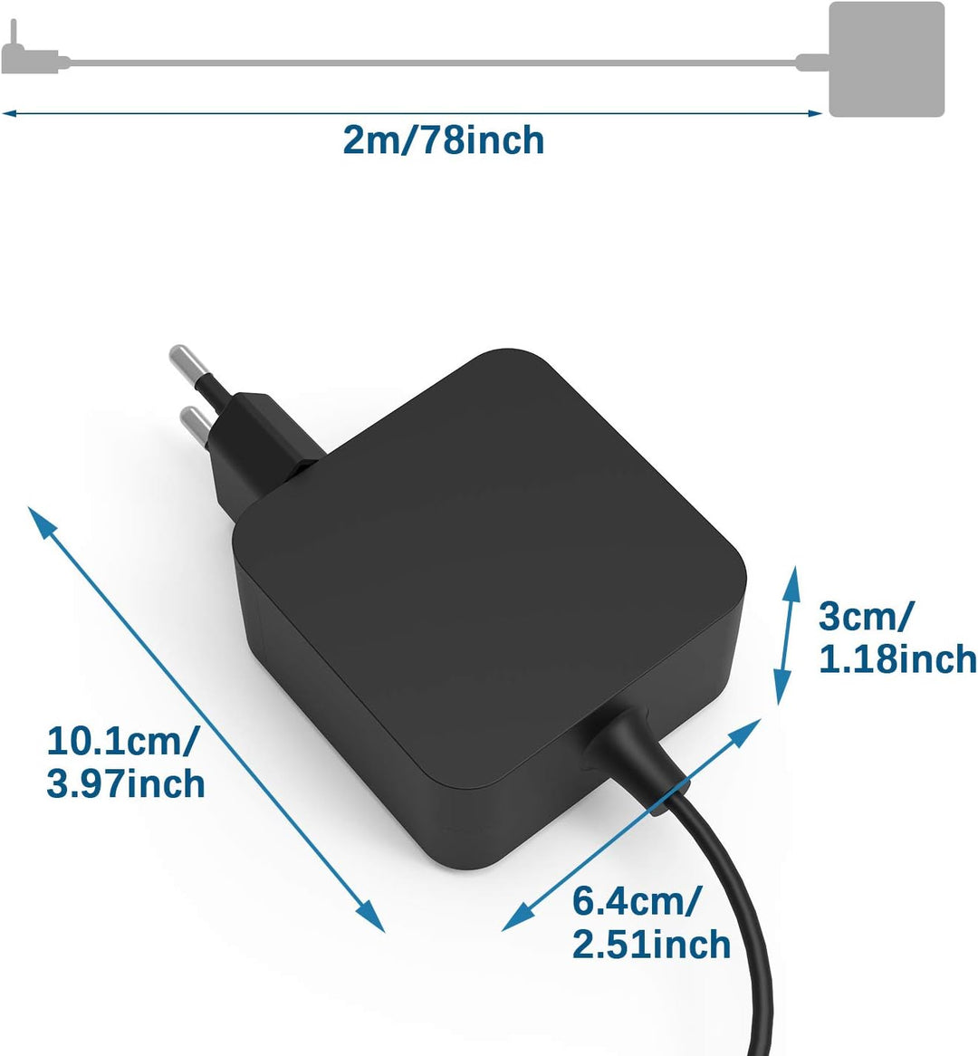45W Laptop Adapter Ladegerät für ASUS UX303UA UX305LA UX305CA UX310U UX310 UX330U UX360CA UX360UA UX