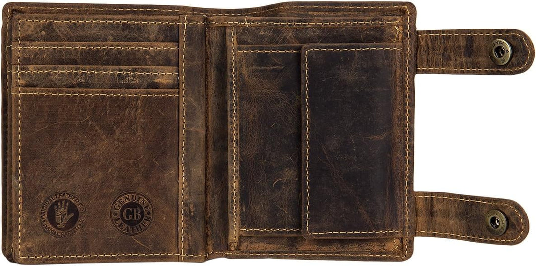 Greenburry Geldbörse 12,5 x 3 x 10 cm sattelbraun, Sattelbraun