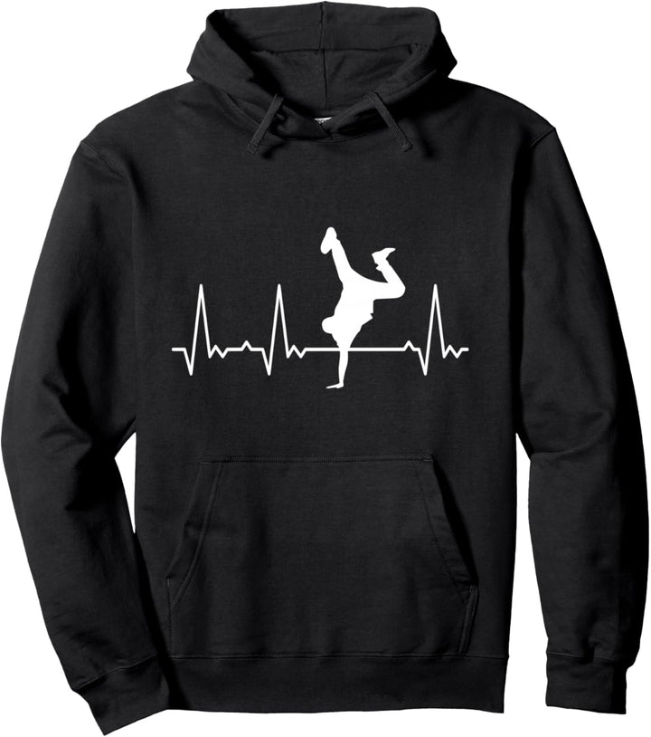 Herzschlag Breakdance Pullover Hoodie