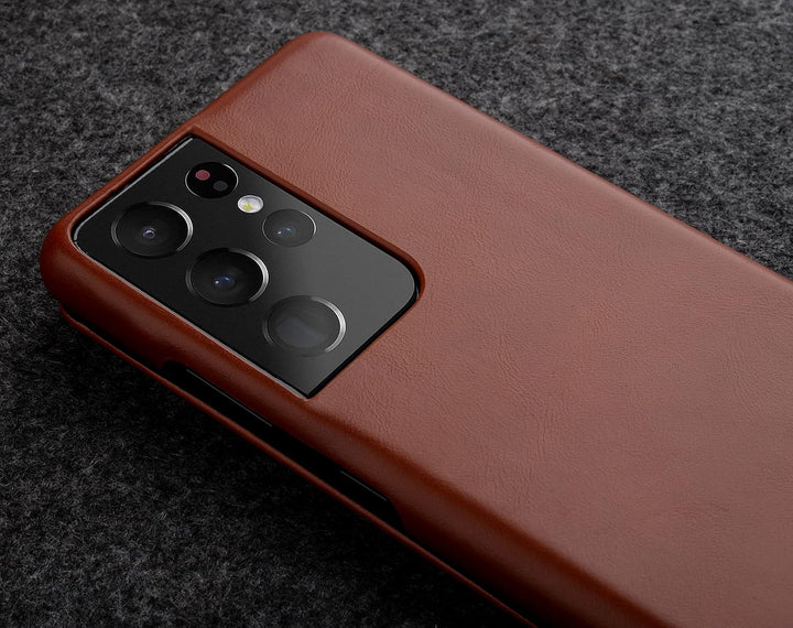 STILGUT UltraSlim kompatibel mit Samsung Galaxy S21 Ultra Hülle - Samsung S21 Ultra 5G Flip Case aus