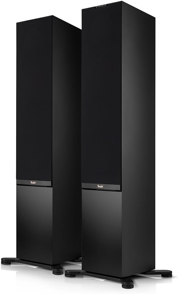 Teufel Stereo L 2 - Aktive Standlautsprecher Paar Kabellos Bluetooth WLAN Multiroom Kabellos Streami