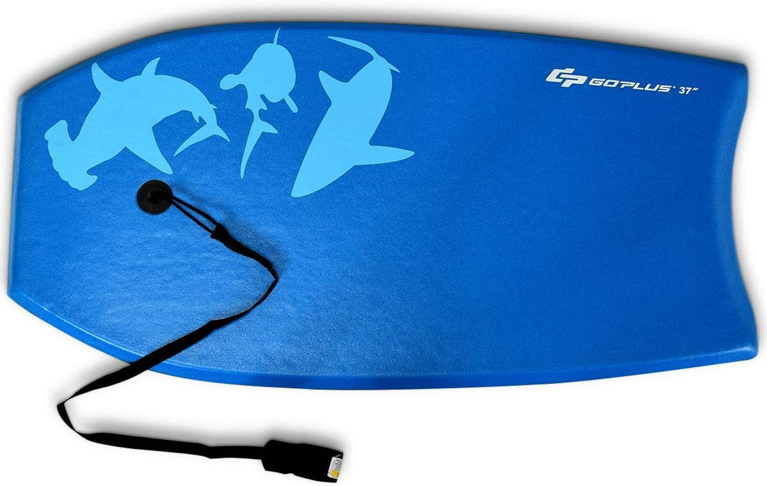 DREAMADE Bodyboard, Sup-Board, Schwimmboard, Schwimmbrett, Surfbrett, Surfboard mit Fussriemen Blau,
