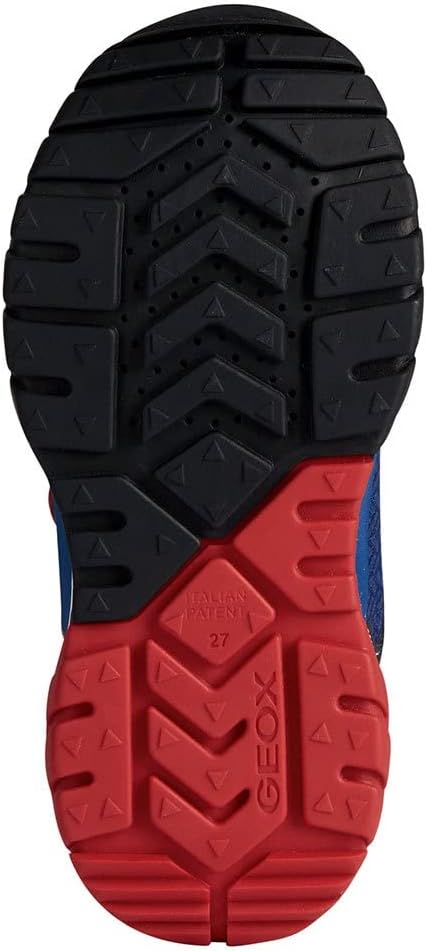 Geox Jungen J Tuono Boy Sneaker 31 EU Navy Red, 31 EU Navy Red
