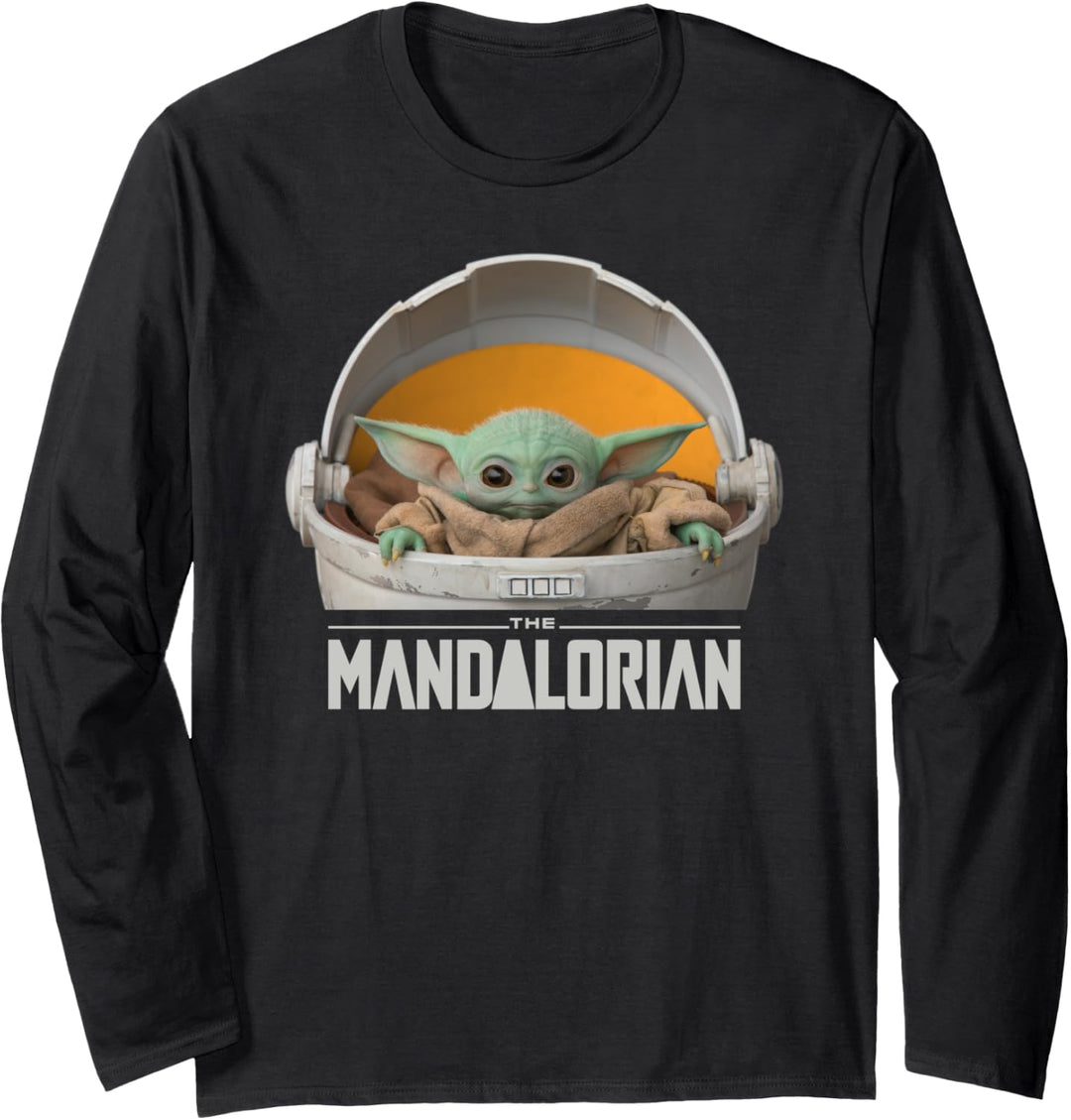 Star Wars The Mandalorian The Child Floating Pod Langarmshirt