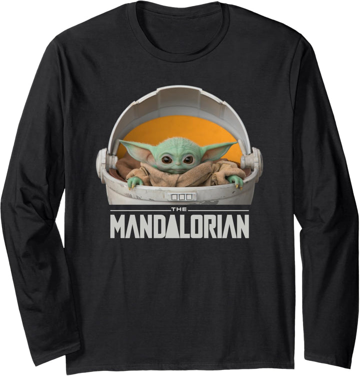 Star Wars The Mandalorian The Child Floating Pod Langarmshirt