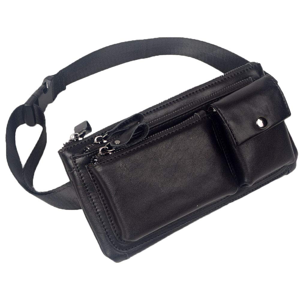 Leder Gürteltasche Taille Pack für Herren Frauen 20cm(L)x5cm(D)x13cm(H) (7.87"x1.96"x5.11") approx S