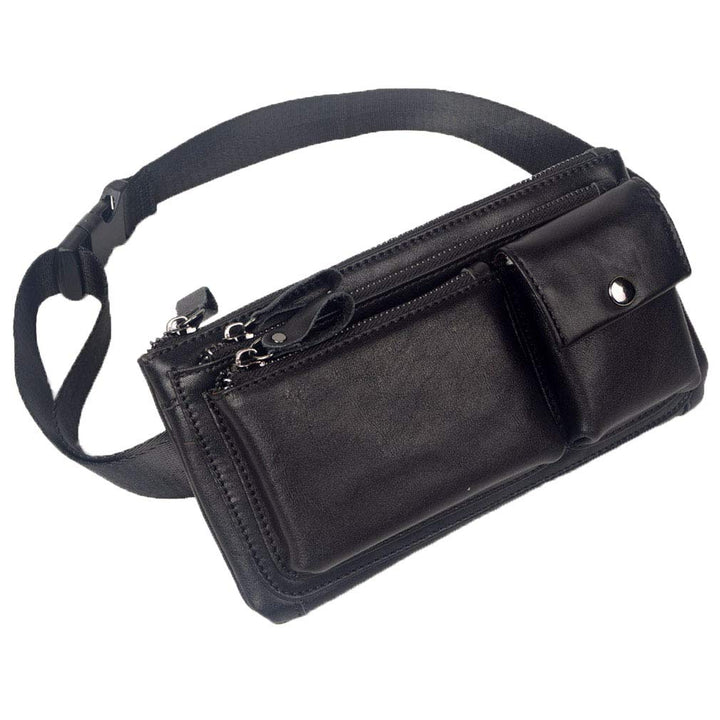 Leder Gürteltasche Taille Pack für Herren Frauen 20cm(L)x5cm(D)x13cm(H) (7.87"x1.96"x5.11") approx S