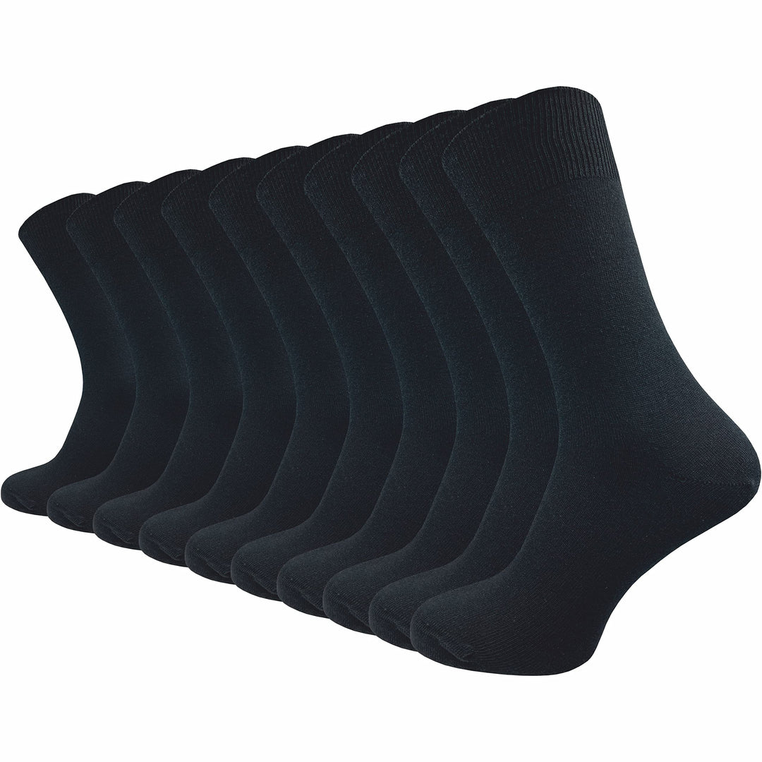 GAWILO Socken aus 100% Baumwolle (10 Paar) | Ohne drückende Naht, mit venenfreundlichem Komfortbund