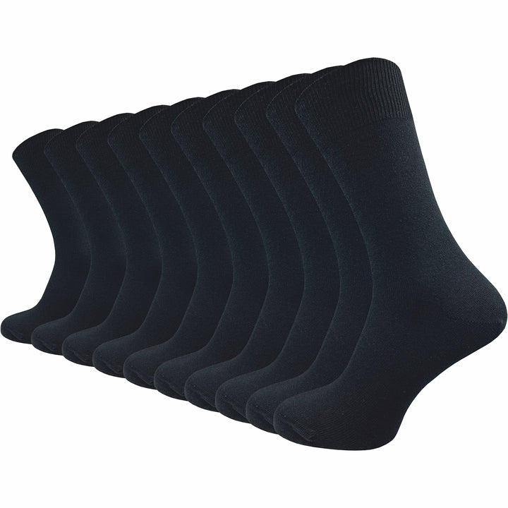 GAWILO Socken aus 100% Baumwolle (10 Paar) | Ohne drückende Naht, mit venenfreundlichem Komfortbund