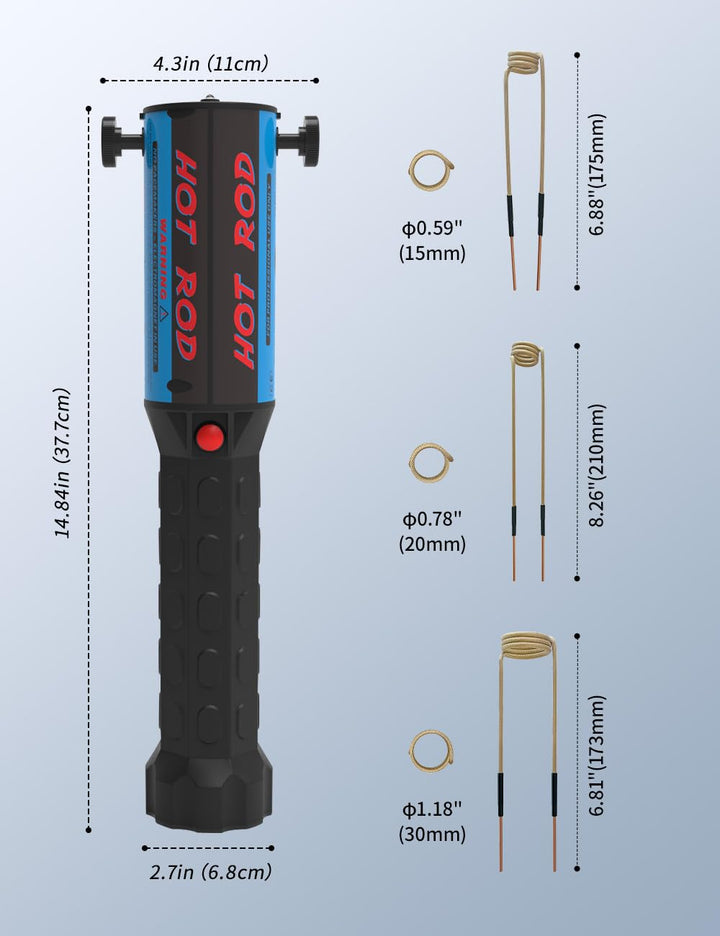 Induktions-Heizgerät zur Schraubenentfernung - 1100W, 220V Handgehaltenes Magnetinduktions-Heizgerät