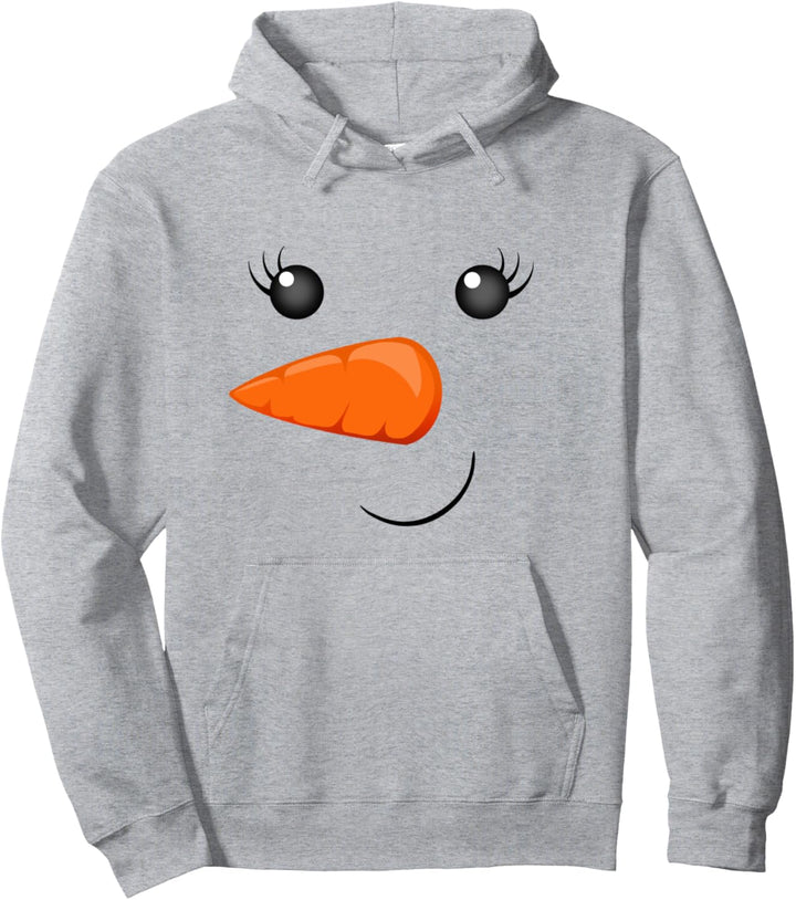 Schneemann Schneefrau Kostüm Verkleidung Pullover Hoodie