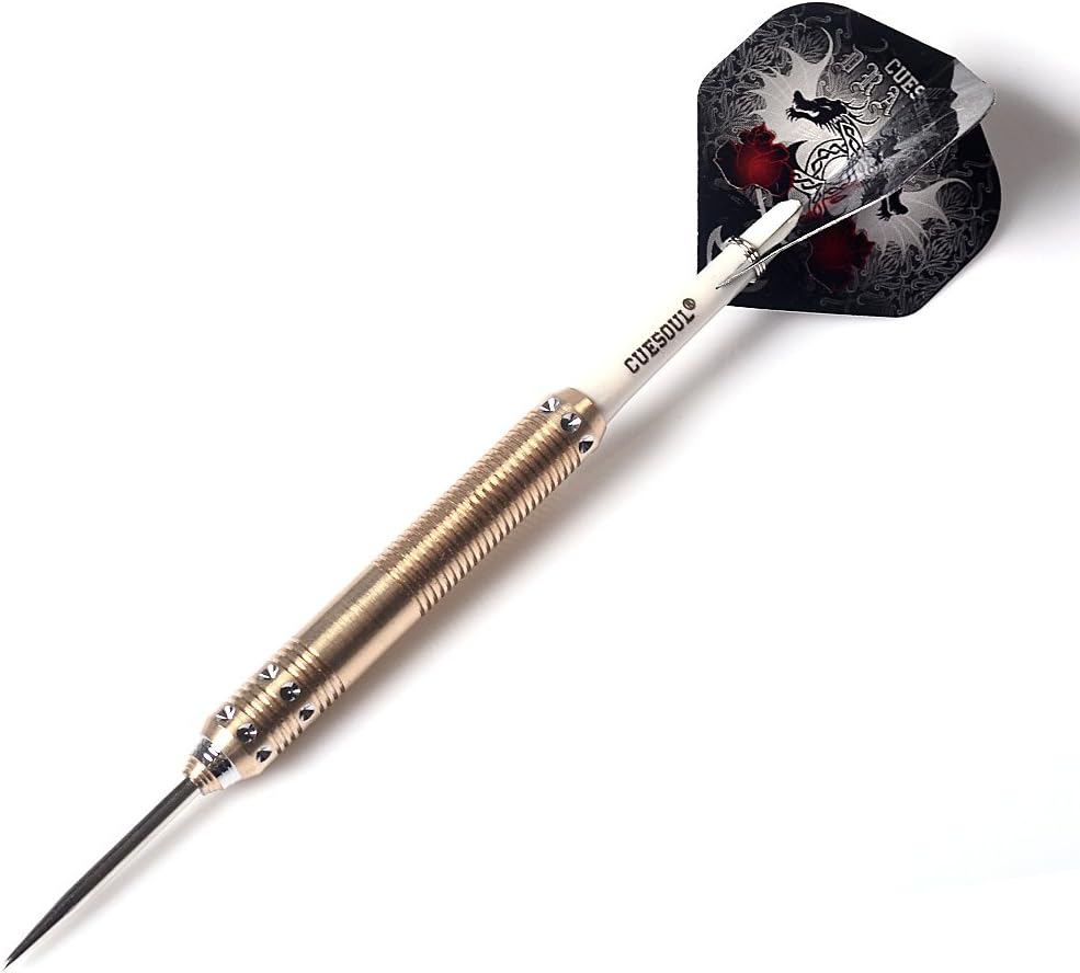CUESOUL Dragon Deluxe Messing Steel Dartpfeile, 21 Gramm J2107 25 Gramm, J2107 25 Gramm