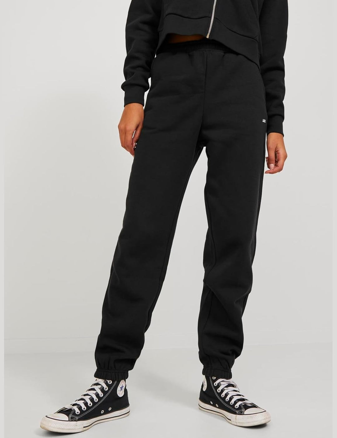 JJXX Female Jogginghose JXABBIE Jogginghose XS Black/Print:white Jjxx Logo, S