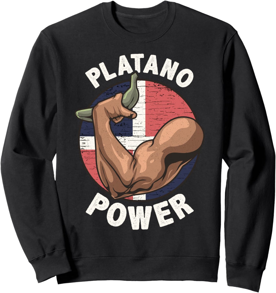Platano Power Dominikanische Republik Pride Merch Sweatshirt