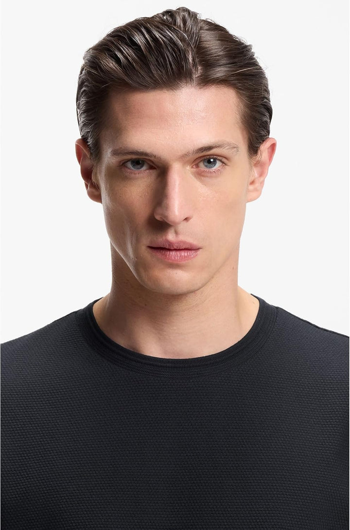 BOSS Herren Plain Short Sleeve Crewneck T-Shirt T-Shirt (1er Pack) XS Dunkelblau404, XS Dunkelblau40
