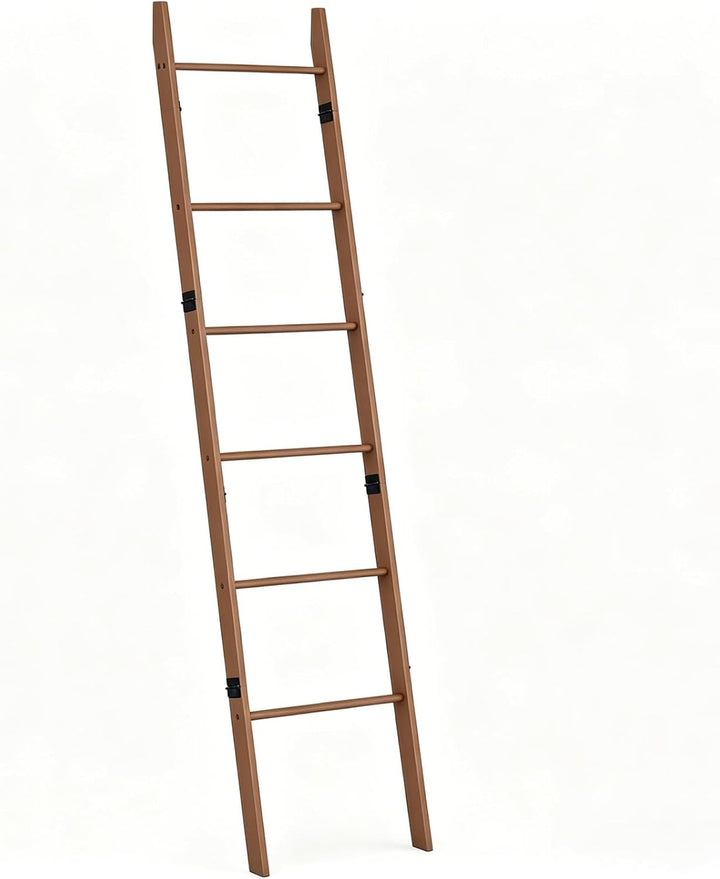 BAMBANG Handtuchleiter Kleiderleiter Holz,180cm Handtuchhalter Leiter Dekoleiter Kleiderständer Schl