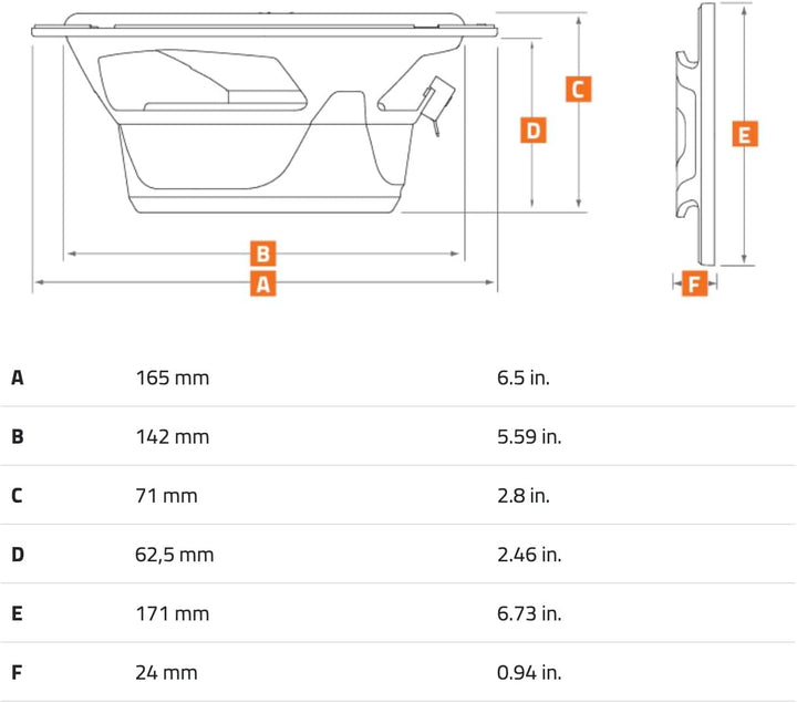 HERTZ Auto 165mm/16,5cm Tiefton/Woofer-Set Lautsprecher/Boxen Cento C165 Single, Single