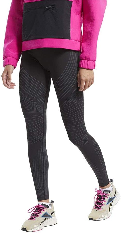 Reebok Damen Leggings Ts Thermowarm Smls Tight XL Schwarz, XL Schwarz