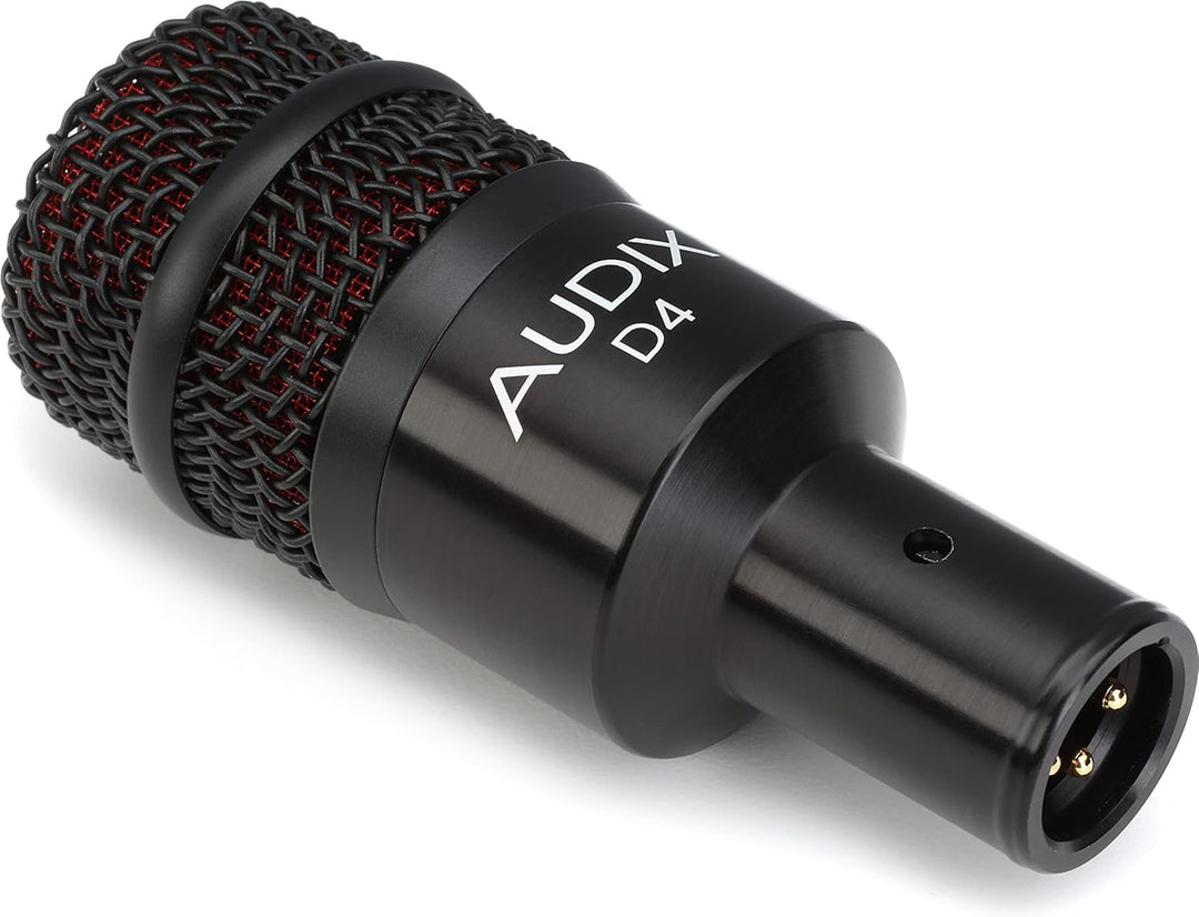 Audix D4 Hochwertiges dynamisches Mikrofon für Instrumente mit Tieffrequenzanteilen