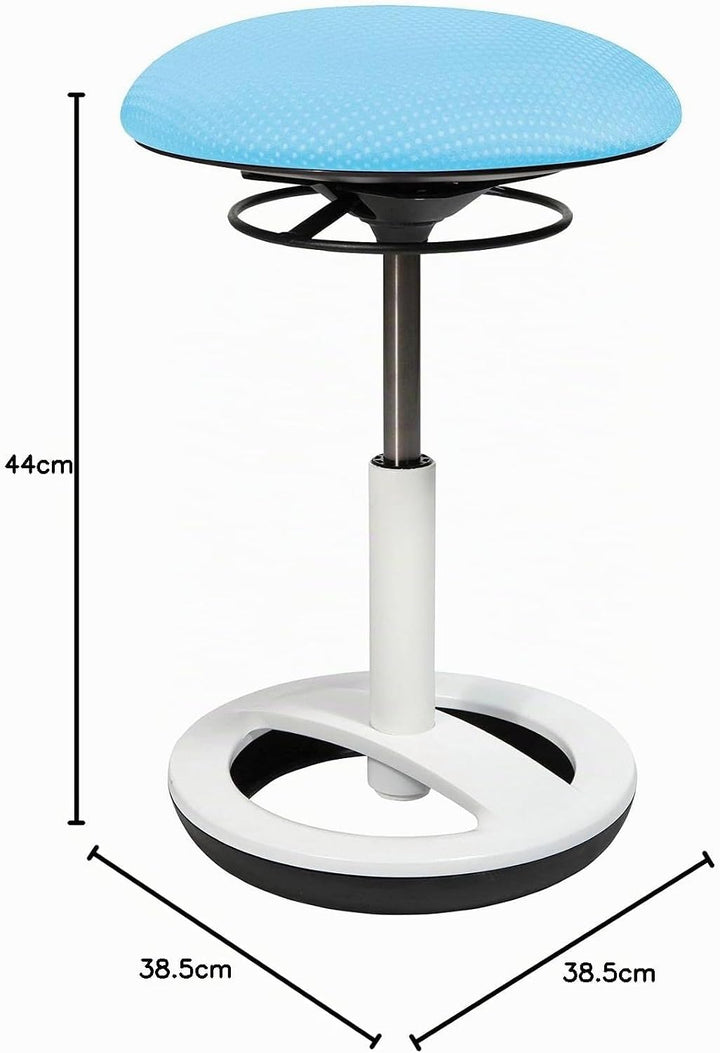 Topstar Sitness Bob, ergonomischer Sitzhocker, Arbeitshocker, Bürohocker mit Schwingeffekt, Sitzhöhe