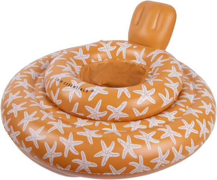 Babyschwimmer Float rosa Gold 0-1 Jahr Ø 69 cm Beige Seesterne, Ø 69 cm Beige Seesterne