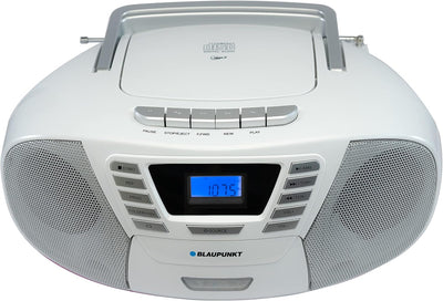 Blaupunkt B 120 WH tragbarer Kinder CD Player mit Bluetooth | Kassettenrekorder Kinder | Hörbuch Fun