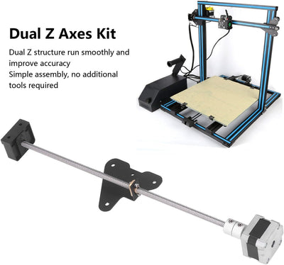 Dual-Z-Achsen-Kit, Dual-Z-Achsen-Upgrade-Kit für CR10, 3D-Drucker-Leitspindel-Kit, Leitspindel-Kit m