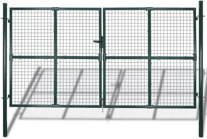 Festnight Metall Gartentor 306 x 250cm Gartentür Zauntür Hoftor Gartenpforte | Gartenzaun Tür aus ve