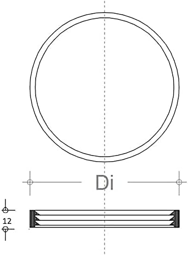 Silikondichtungen, 5 Stk., Schwarz, Silikon, Wasserdicht, max. 200°C, für Kamine, Schornsteine, Pell