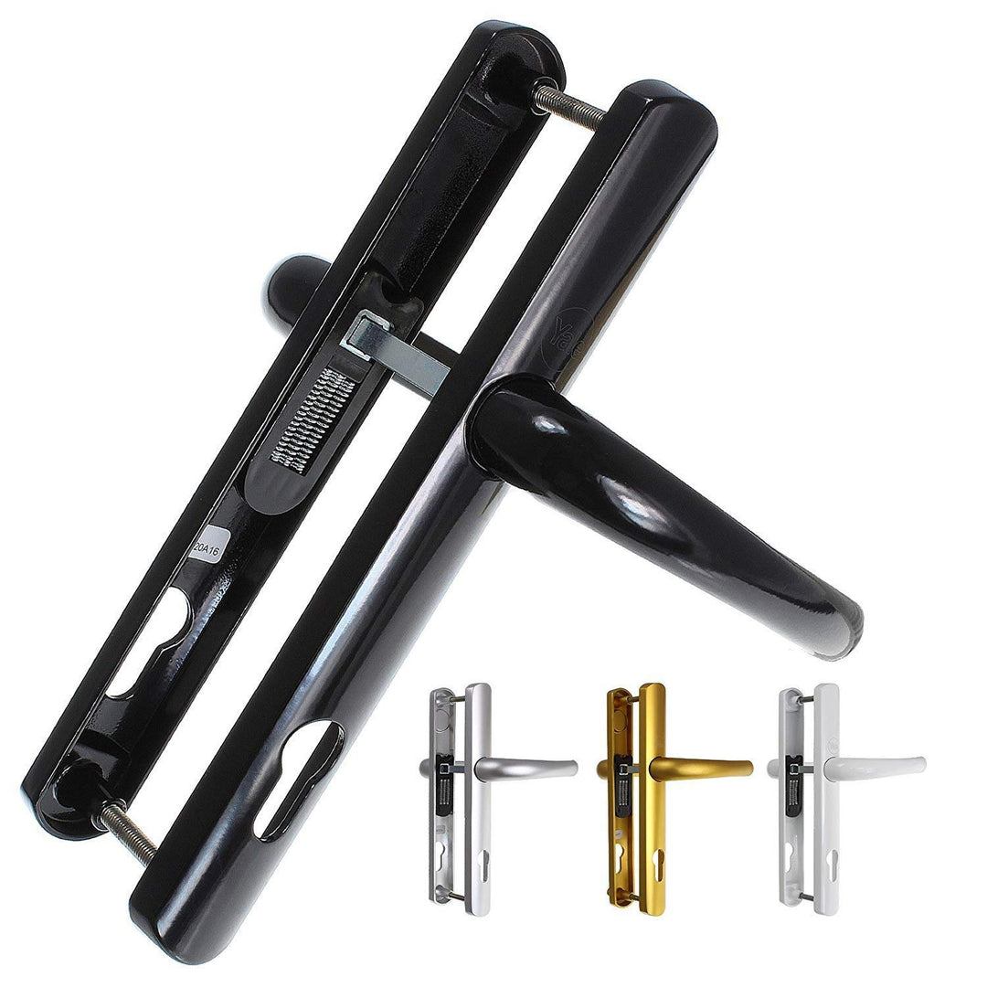 Yale P-Y2G-SSLL-BL Sicherheitsschloss, P-Y2G-SSLL-BL 0W 92mm/215mm Schwarz, 92mm/215mm Schwarz