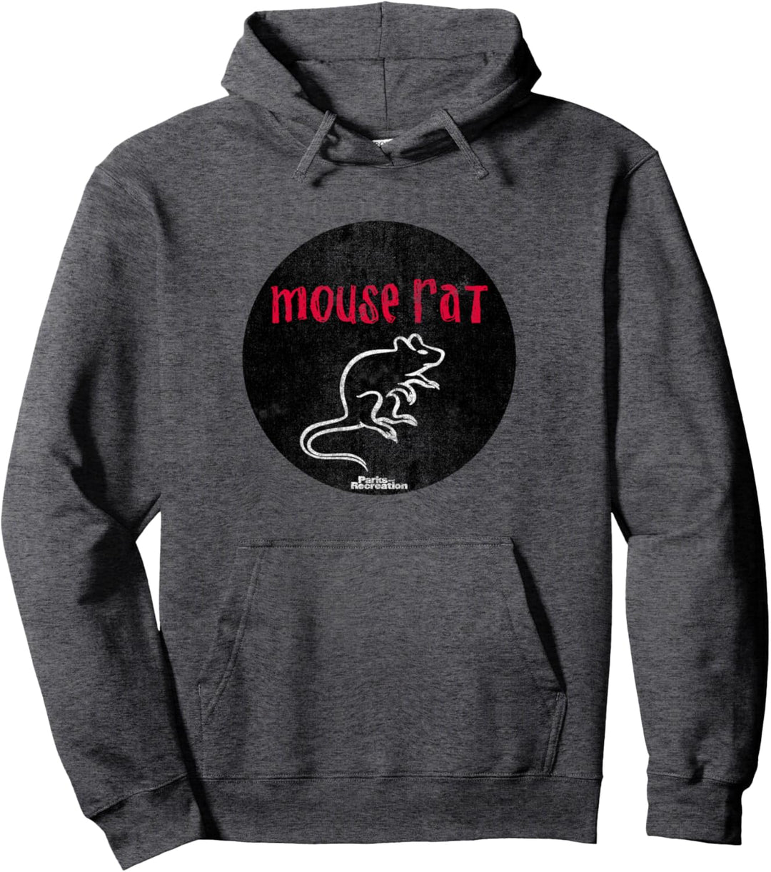 Parks & Recreation Maus Ratte verzweifelt Pullover Hoodie