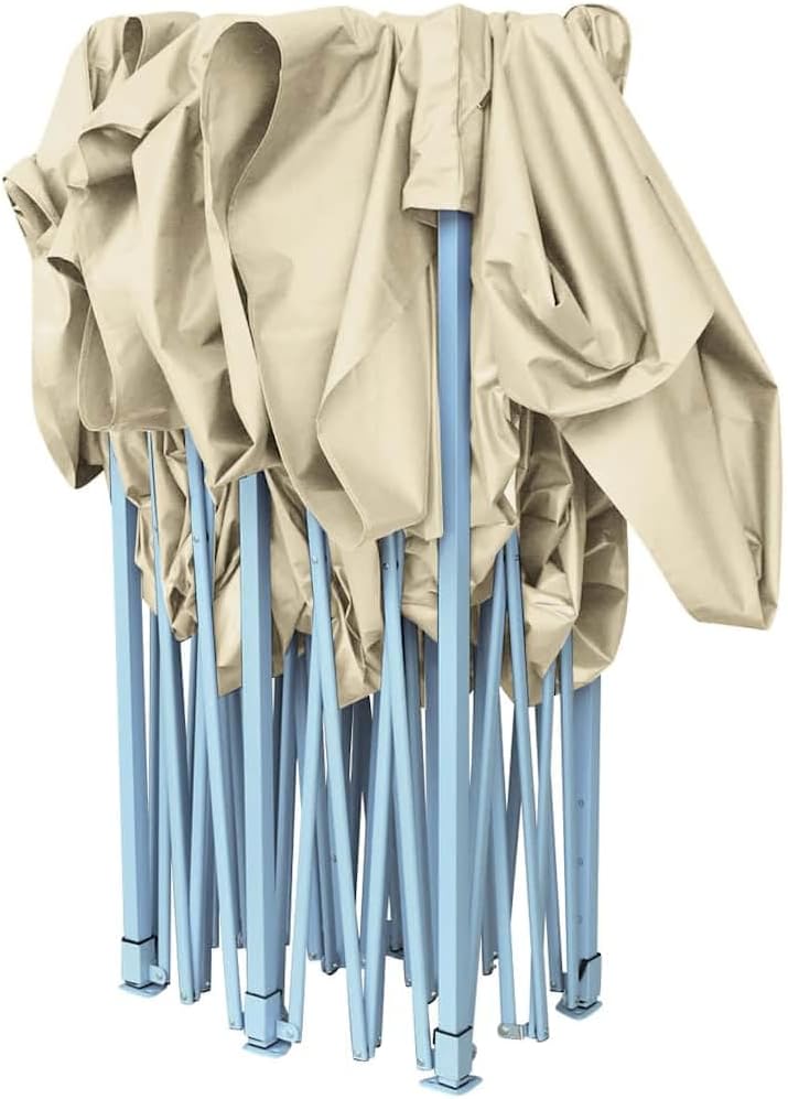 vidaXL Faltzelt 3x6m Cremeweiss Partyzelt Festzelt Gartenzelt Gartenpavillon One size Creme, One siz