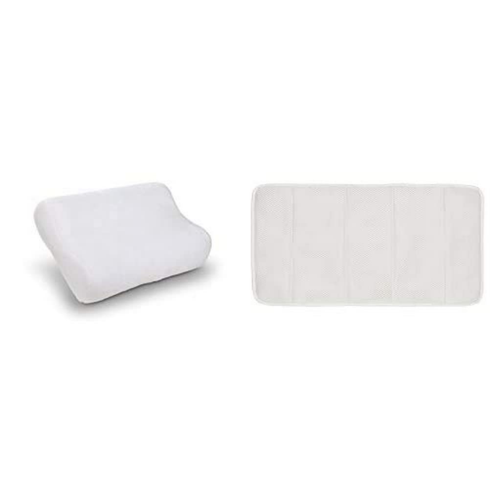 Sealskin Kombi-Set Spa: Badewannenkissen und Badewanneneinlage, extra weich und pflegeleicht, waschb