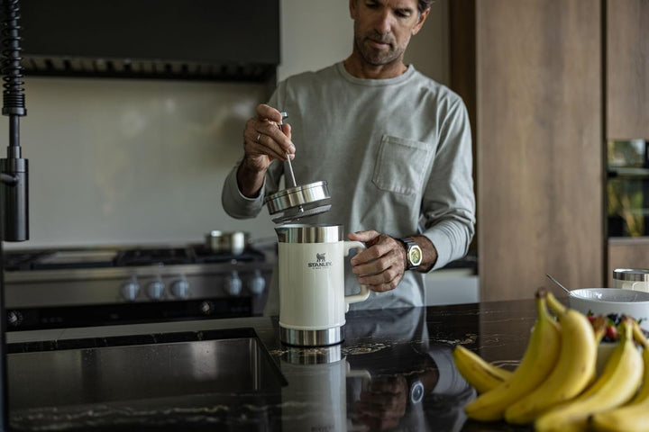 STANLEY French Press mit doppelter Vakuumisolierung, Edelstahl-Kaffeepresse, grosse Kapazität, ergon