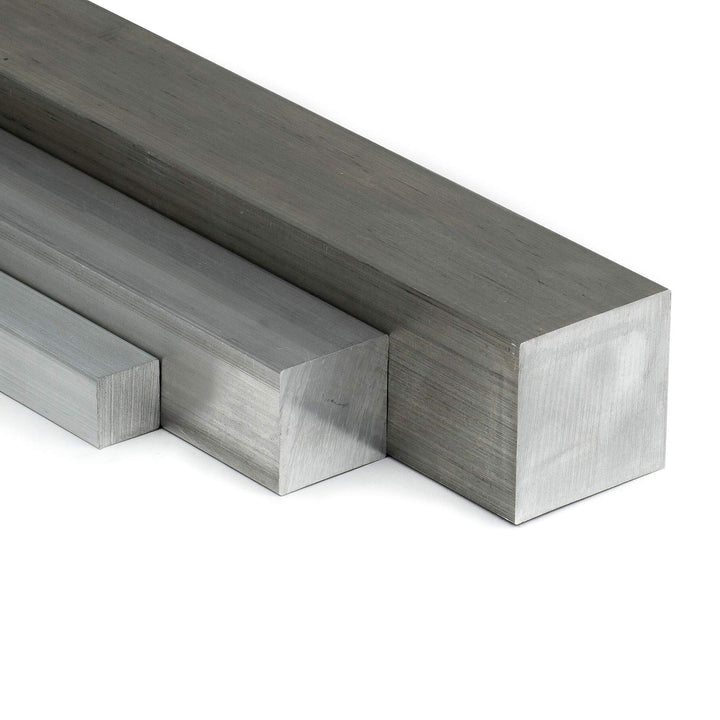 Aluminium Vierkant 50x50mm Länge = 1200mm (120cm) zum Drehen, Fräsen, Bohren, Sägen L: 1200mm (120cm
