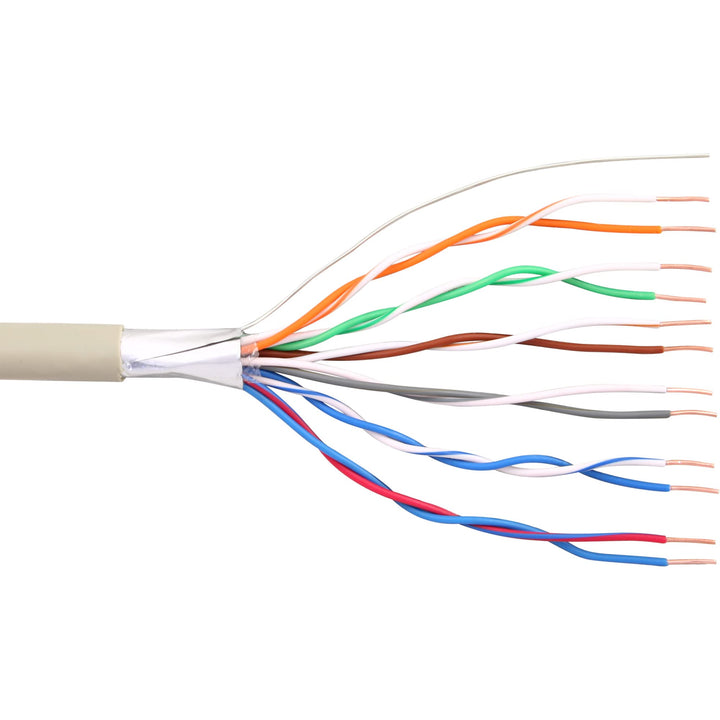 InLine 69977A Telefon-Kabel 12-adrig, 6x2x0,6mm, zum Verlegen, 100m Rolle