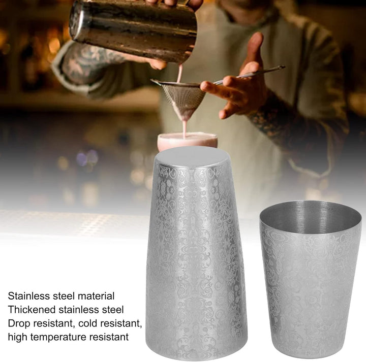 Cocktail-Shaker, Edelstahl, Boston-Shaker-Set, Getränkemixer, Shaker, Bartending-Tools, Bar-Zubehör