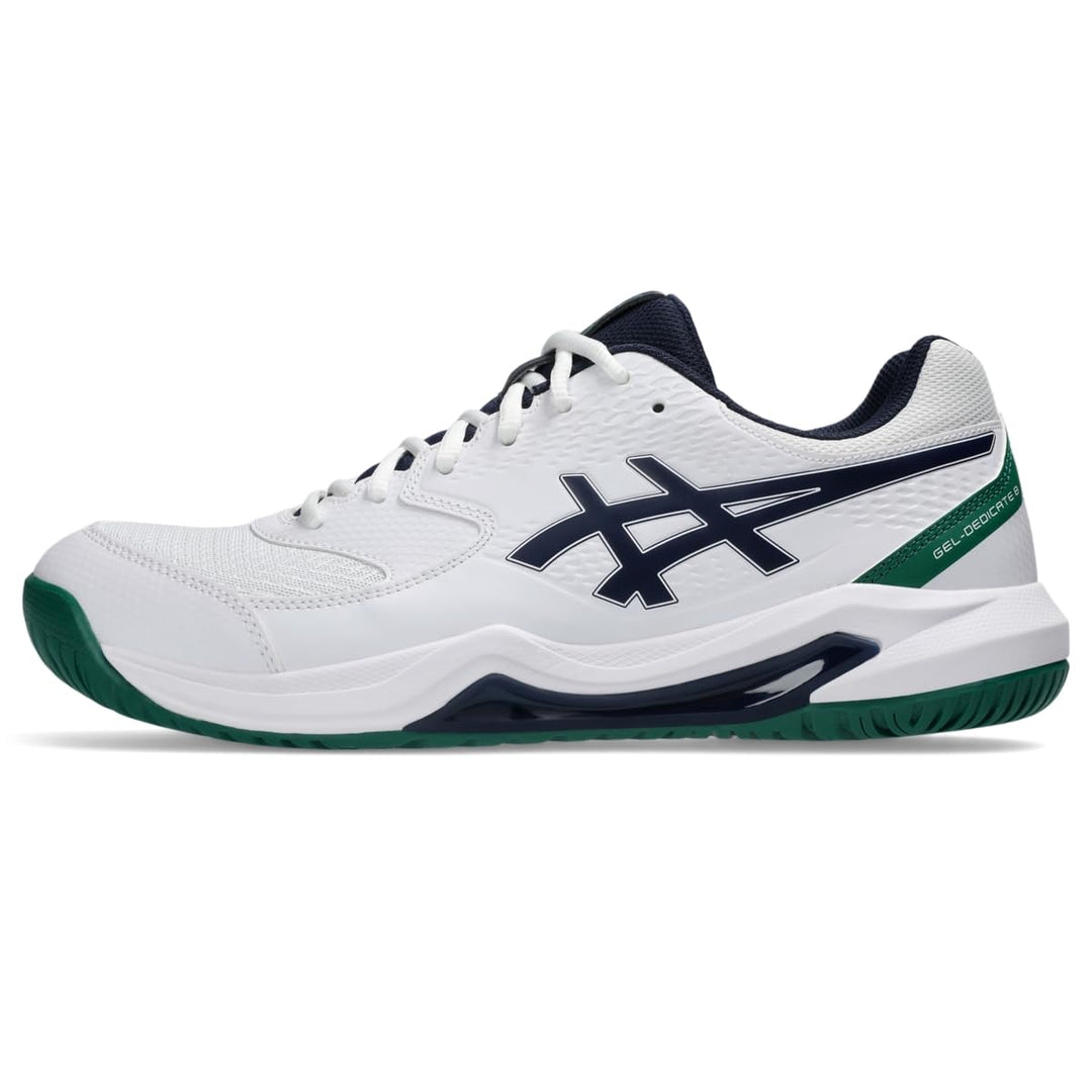 ASICS Dedicate 8 Mann Tennisschuhe Blau Weiss 39 EU White Midnight, 39 EU White Midnight