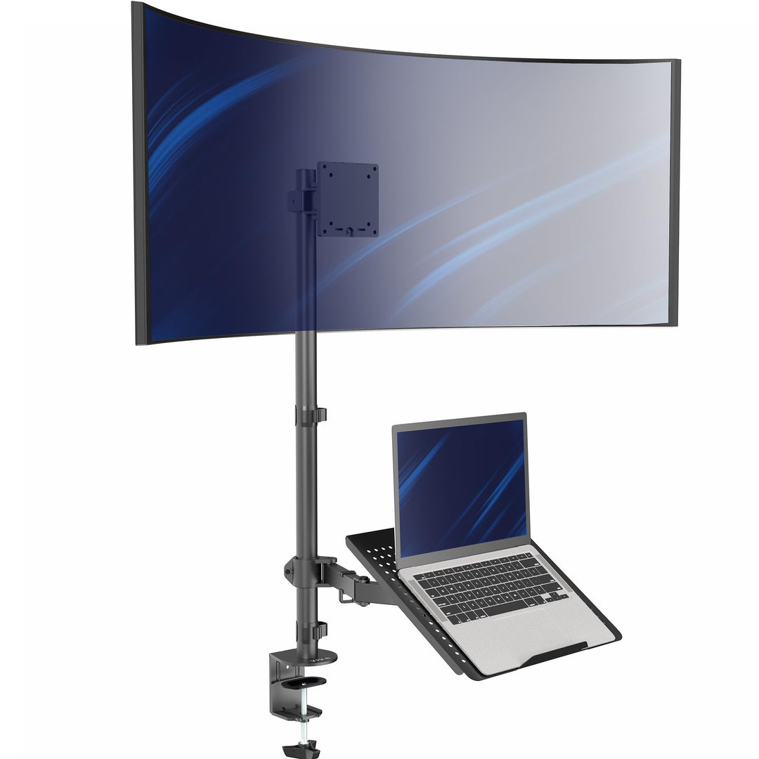 VIVO Laptop & LCD-Monitor aufstehen Tischhalterung extra hohe verstellbare Ständer passen 1 Bildschi