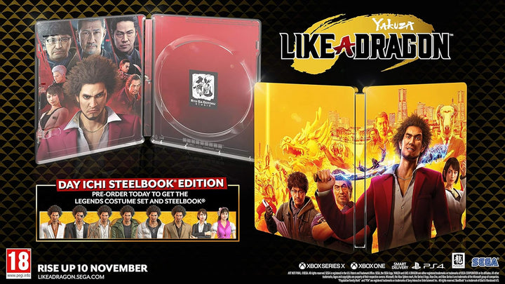 Yakuza: Like a Dragon Day Ichi Steelbook Edition (PS4) Preowned