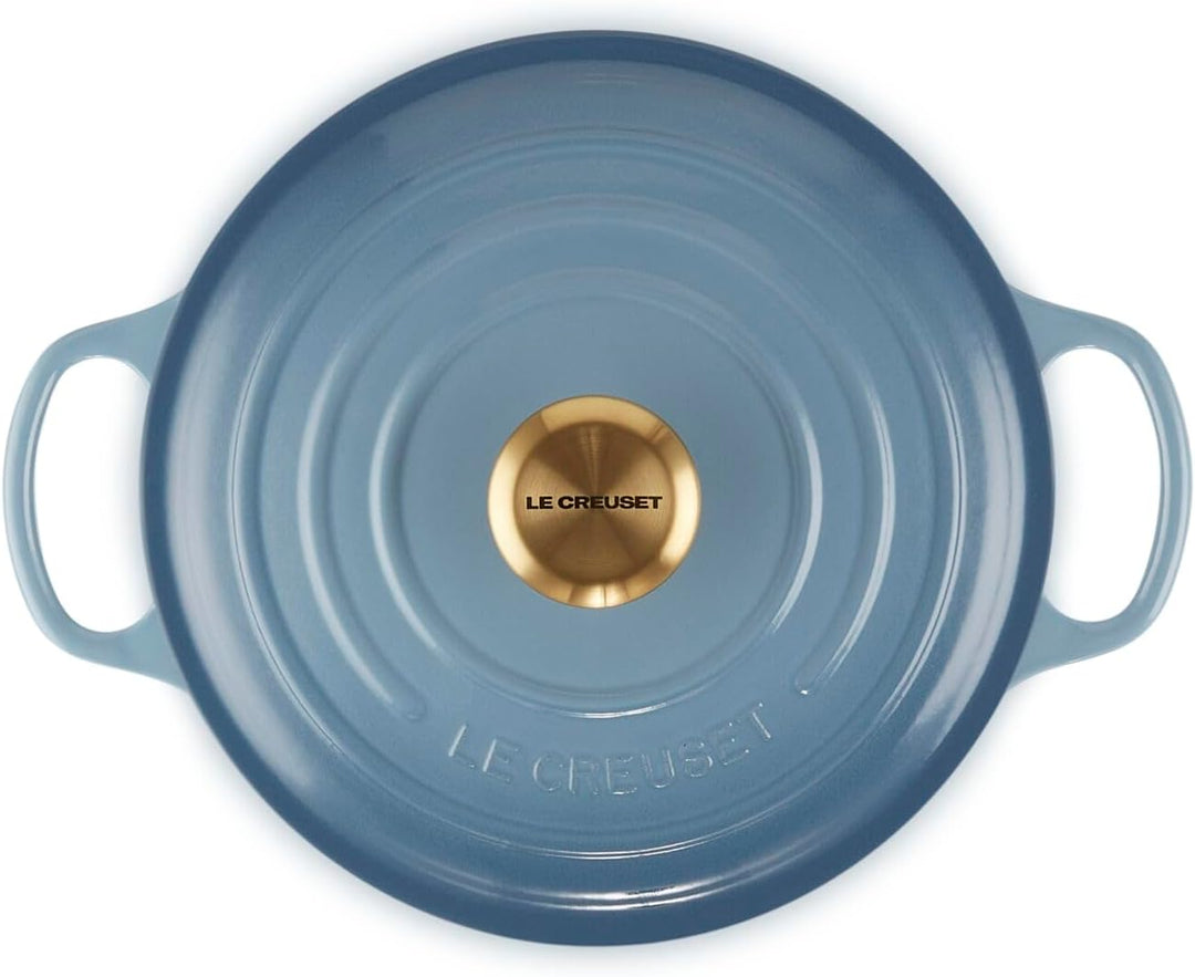 Le Creuset Signature Gusseisen-Bräter mit Deckel, Ø 24 cm, Rund, Für alle Herdarten und Induktion ge