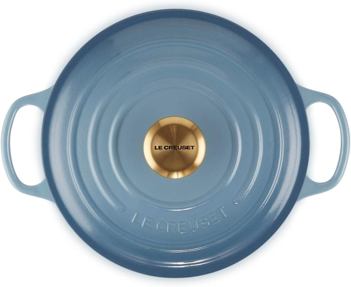 Le Creuset Signature Gusseisen-Bräter mit Deckel, Ø 24 cm, Rund, Für alle Herdarten und Induktion ge