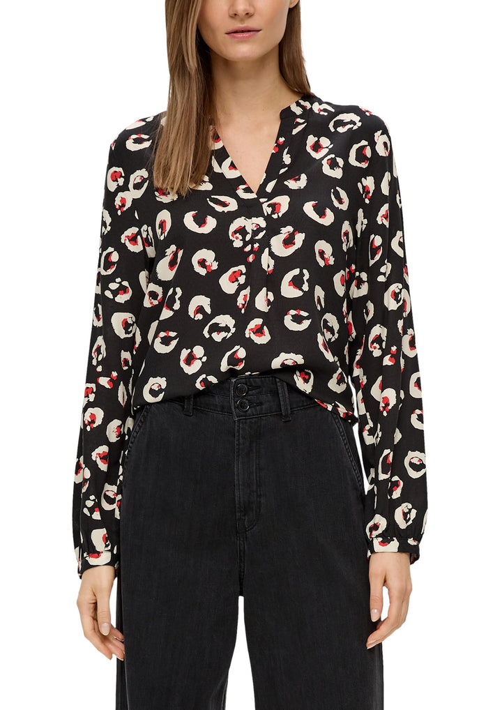 s.Oliver Viskosebluse mit Dobby-Struktur 42 99a1, 42 99a1